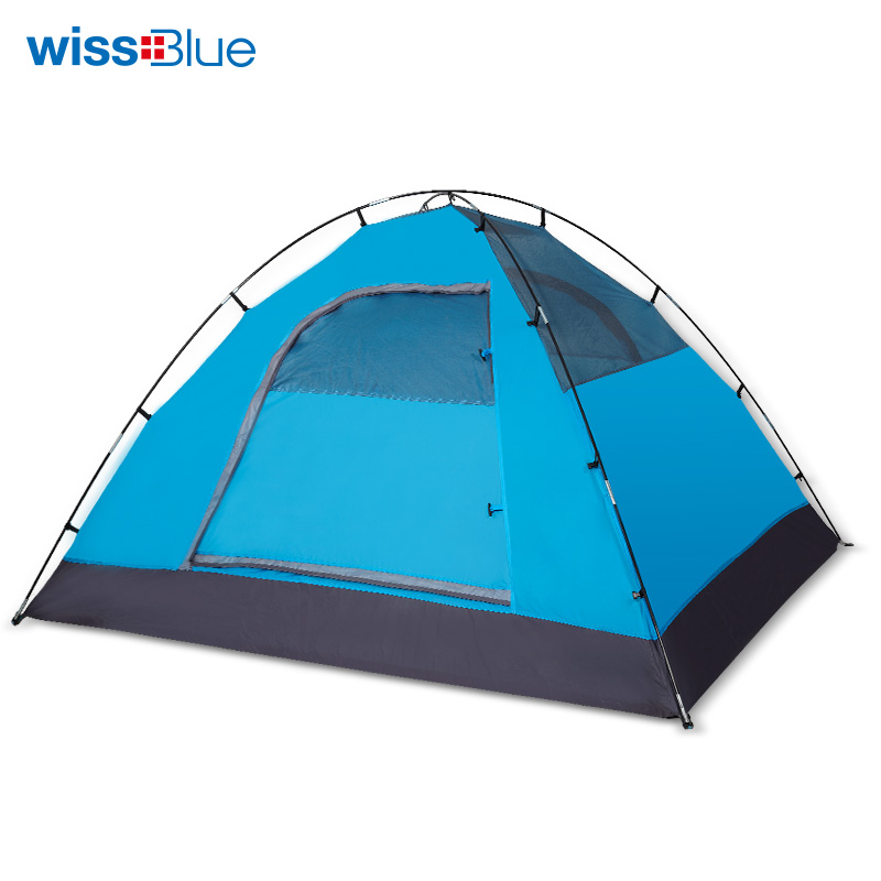 维仕蓝wisblue户外全自动帐篷WR6033 蓝色 蓝色